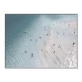 Picture of Seaside Swim _GroupedProduct_Rectangle_Landscape_Photography _GroupedProduct_Rectangle_Landscape_Canvas_Framed_
