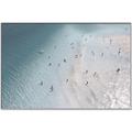 Picture of Seaside Swim _GroupedProduct_Rectangle_Landscape_Photography _GroupedProduct_Rectangle_Landscape_Canvas_Framed_