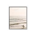 Picture of Surfer on the beach _GroupedProduct_Rectangle_Portrait_Photography _GroupedProduct_Rectangle_Portrait_Canvas_Framed_