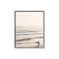 Picture of Surfer on the beach _GroupedProduct_Rectangle_Portrait_Photography _GroupedProduct_Rectangle_Portrait_Canvas_Framed_
