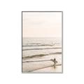Picture of Surfer on the beach _GroupedProduct_Rectangle_Portrait_Photography _GroupedProduct_Rectangle_Portrait_Canvas_Framed_