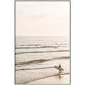 Picture of Surfer on the beach _GroupedProduct_Rectangle_Portrait_Photography _GroupedProduct_Rectangle_Portrait_Canvas_Framed_