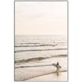 Picture of Surfer on the beach _GroupedProduct_Rectangle_Portrait_Photography _GroupedProduct_Rectangle_Portrait_Canvas_Framed_