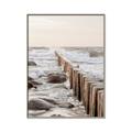 Picture of Rocks wood Sea _GroupedProduct_Rectangle_Portrait_Photography _GroupedProduct_Rectangle_Portrait_Canvas_Framed_