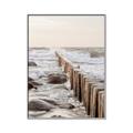 Picture of Rocks wood Sea _GroupedProduct_Rectangle_Portrait_Photography _GroupedProduct_Rectangle_Portrait_Canvas_Framed_