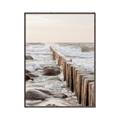 Picture of Rocks wood Sea _GroupedProduct_Rectangle_Portrait_Photography _GroupedProduct_Rectangle_Portrait_Canvas_Framed_