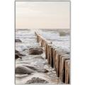 Picture of Rocks wood Sea _GroupedProduct_Rectangle_Portrait_Photography _GroupedProduct_Rectangle_Portrait_Canvas_Framed_