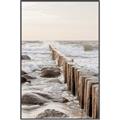 Picture of Rocks wood Sea _GroupedProduct_Rectangle_Portrait_Photography _GroupedProduct_Rectangle_Portrait_Canvas_Framed_