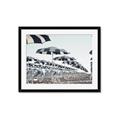 Picture of Seaside Stripes _GroupedProduct_Rectangle_Landscape_Photography _GroupedProduct_Rectangle_Landscape_Framed_Matted_