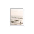 Picture of Surfer on the beach _GroupedProduct_Rectangle_Portrait_Photography _GroupedProduct_Rectangle_Portrait_Framed_Matted_