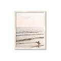Picture of Surfer on the beach _GroupedProduct_Rectangle_Portrait_Photography _GroupedProduct_Rectangle_Portrait_Framed_Matted_