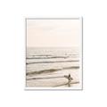 Picture of Surfer on the beach _GroupedProduct_Rectangle_Portrait_Photography _GroupedProduct_Rectangle_Portrait_Framed_Matted_