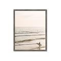 Picture of Surfer on the beach _GroupedProduct_Rectangle_Portrait_Photography _GroupedProduct_Rectangle_Portrait_Framed_Matted_