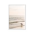 Picture of Surfer on the beach _GroupedProduct_Rectangle_Portrait_Photography _GroupedProduct_Rectangle_Portrait_Framed_Matted_