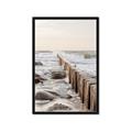Picture of Rocks wood Sea _GroupedProduct_Rectangle_Portrait_Photography _GroupedProduct_Rectangle_Portrait_Framed_Matted_