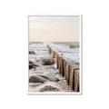 Picture of Rocks wood Sea _GroupedProduct_Rectangle_Portrait_Photography _GroupedProduct_Rectangle_Portrait_Framed_Matted_