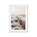 Picture of Rocks wood Sea _GroupedProduct_Rectangle_Portrait_Photography _GroupedProduct_Rectangle_Portrait_Framed_Matted_