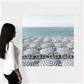 Picture of Seaside Umbrellas  _GroupedProduct_Square_Photography _GroupedProduct_Square_Canvas_