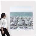 Picture of Seaside Umbrellas  _GroupedProduct_Square_Photography _GroupedProduct_Square_Canvas_
