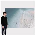 Picture of Seaside Swim _GroupedProduct_Rectangle_Landscape_Photography _GroupedProduct_Rectangle_Landscape_Canvas_