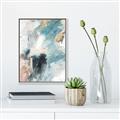 Picture of Aqua splash I _GroupedProduct_Rectangle_Portrait_Canvas_Framed_