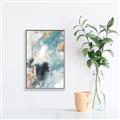 Picture of Aqua splash I _GroupedProduct_Rectangle_Portrait_Canvas_Framed_