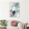 Picture of Aqua splash I _GroupedProduct_Rectangle_Portrait_Canvas_Framed_