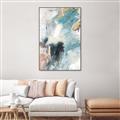 Picture of Aqua splash I _GroupedProduct_Rectangle_Portrait_Canvas_Framed_