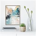 Picture of Aqua splash II _GroupedProduct_Rectangle_Portrait_Canvas_Framed_