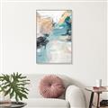 Picture of Aqua splash II _GroupedProduct_Rectangle_Portrait_Canvas_Framed_