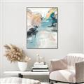 Picture of Aqua splash II _GroupedProduct_Rectangle_Portrait_Canvas_Framed_