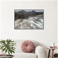 Picture of Cliffs and Waves _GroupedProduct_Rectangle_Landscape_Canvas_Framed_