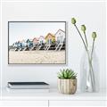 Picture of Beach Houses _GroupedProduct_Rectangle_Landscape_Photography _GroupedProduct_Rectangle_Landscape_Canvas_Framed_