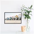 Picture of Beach Houses _GroupedProduct_Rectangle_Landscape_Photography _GroupedProduct_Rectangle_Landscape_Canvas_Framed_