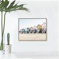 Picture of Beach Houses _GroupedProduct_Rectangle_Landscape_Photography _GroupedProduct_Rectangle_Landscape_Canvas_Framed_