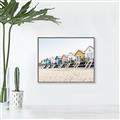 Picture of Beach Houses _GroupedProduct_Rectangle_Landscape_Photography _GroupedProduct_Rectangle_Landscape_Canvas_Framed_
