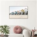 Picture of Beach Houses _GroupedProduct_Rectangle_Landscape_Photography _GroupedProduct_Rectangle_Landscape_Canvas_Framed_