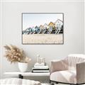 Picture of Beach Houses _GroupedProduct_Rectangle_Landscape_Photography _GroupedProduct_Rectangle_Landscape_Canvas_Framed_