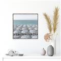 Picture of Seaside Umbrellas  _GroupedProduct_Square_Photography _GroupedProduct_Square_Canvas_Framed_