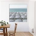 Picture of Seaside Umbrellas  _GroupedProduct_Square_Photography _GroupedProduct_Square_Canvas_Framed_