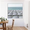 Picture of Seaside Umbrellas  _GroupedProduct_Square_Photography _GroupedProduct_Square_Canvas_Framed_