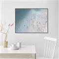 Picture of Seaside Swim _GroupedProduct_Rectangle_Landscape_Photography _GroupedProduct_Rectangle_Landscape_Canvas_Framed_
