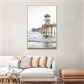 Picture of Waves in the Pacific Ocean _GroupedProduct_Rectangle_Portrait_Photography _GroupedProduct_Rectangle_Portrait_Canvas_Framed_