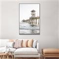 Picture of Waves in the Pacific Ocean _GroupedProduct_Rectangle_Portrait_Photography _GroupedProduct_Rectangle_Portrait_Canvas_Framed_