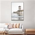 Picture of Waves in the Pacific Ocean _GroupedProduct_Rectangle_Portrait_Photography _GroupedProduct_Rectangle_Portrait_Canvas_Framed_