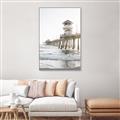 Picture of Waves in the Pacific Ocean _GroupedProduct_Rectangle_Portrait_Photography _GroupedProduct_Rectangle_Portrait_Canvas_Framed_