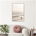 Picture of Surfer on the beach _GroupedProduct_Rectangle_Portrait_Photography _GroupedProduct_Rectangle_Portrait_Canvas_Framed_