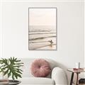 Picture of Surfer on the beach _GroupedProduct_Rectangle_Portrait_Photography _GroupedProduct_Rectangle_Portrait_Canvas_Framed_