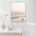 Picture of Surfer on the beach _GroupedProduct_Rectangle_Portrait_Photography _GroupedProduct_Rectangle_Portrait_Canvas_Framed_