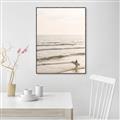 Picture of Surfer on the beach _GroupedProduct_Rectangle_Portrait_Photography _GroupedProduct_Rectangle_Portrait_Canvas_Framed_